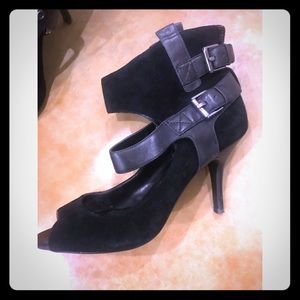 Guess Suede/Leather Ankle Heel